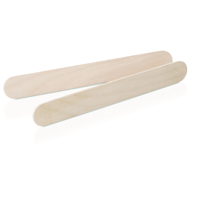 Wax spatels groot  - Verpakking van 100 stuks 